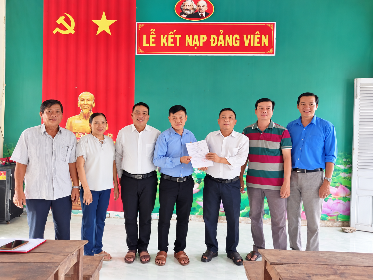 ĐẢNG ỦY XÃ LƯƠNG HÒA TĂNG CƯỜNG CÔNG TÁC PHÁT TRIỂN ĐẢNG VIÊN, TẠO NGUỒN TỪ CƠ SỞ
