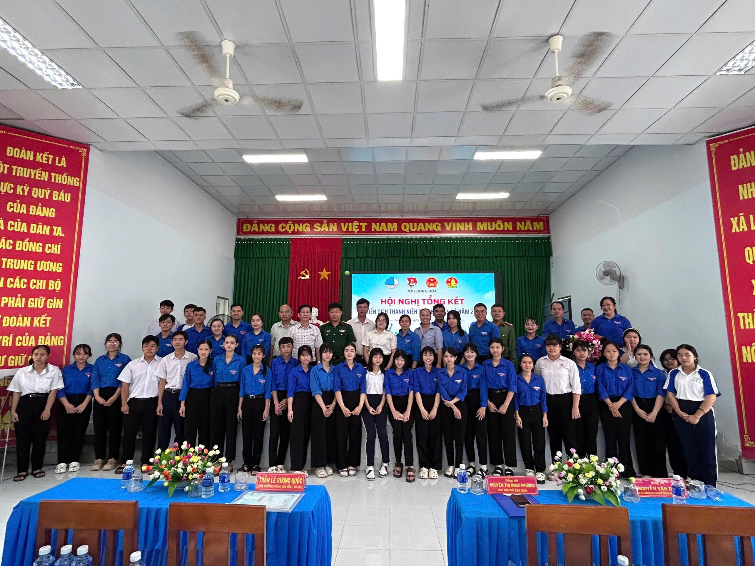XÃ LƯƠNG HÒA TỔNG KẾT CHIẾN DỊCH “THANH NIÊN TÌNH NGUYỆN HÈ” NĂM 2026
