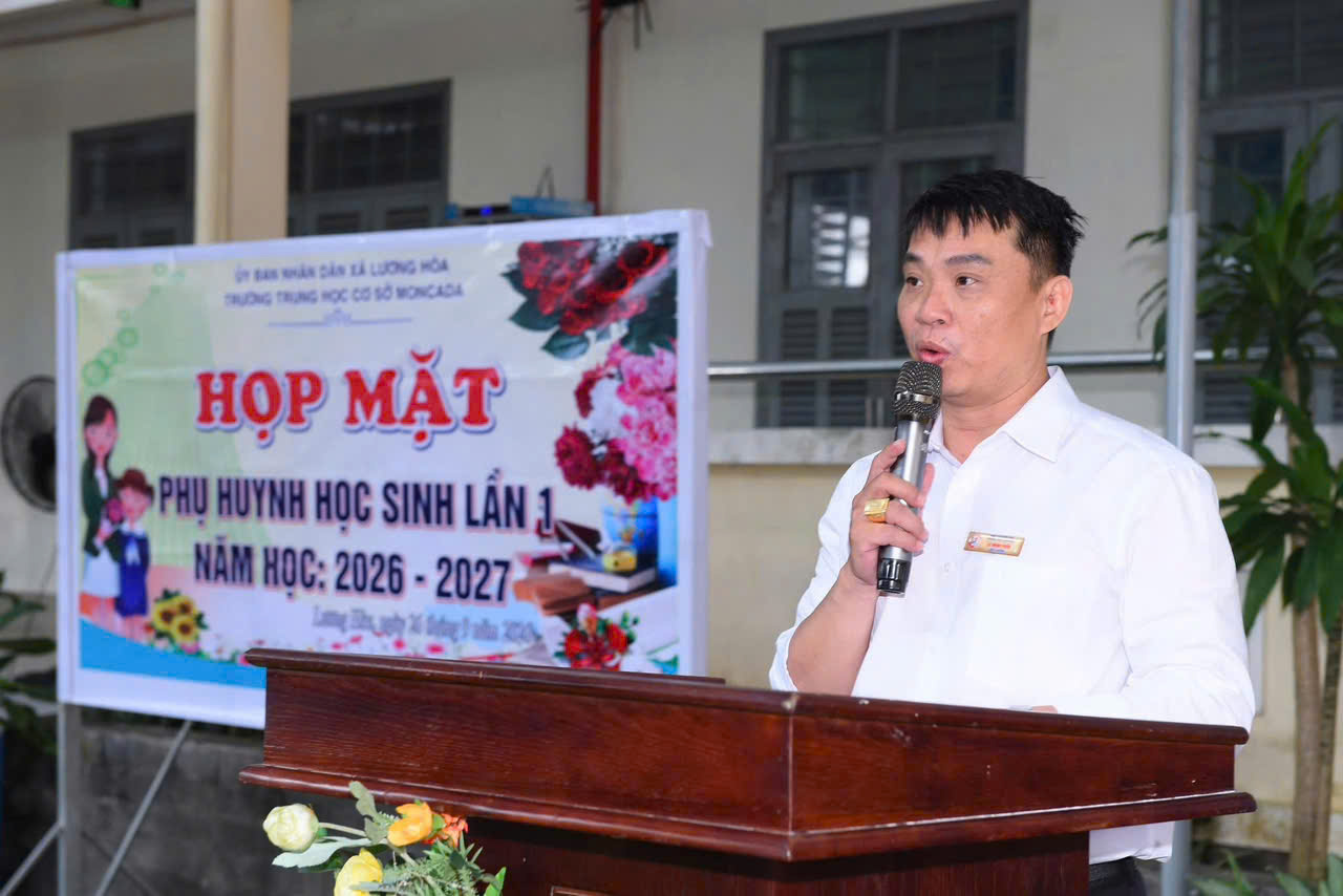 TRƯỜNG THCS MONCADA TỔ CHỨC HỌP MẶT CHA MẸ HỌC SINH LẦN I NĂM HỌC 2026–2027
