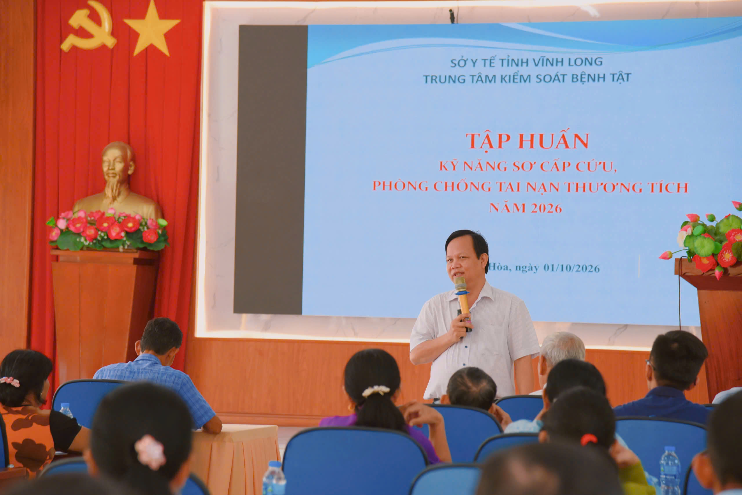 XÃ LƯƠNG HÒA TẬP HUẤN KỸ NĂNG SƠ CẤP CỨU, PHÒNG, CHỐNG TAI NẠN THƯƠNG TÍCH NĂM 2026