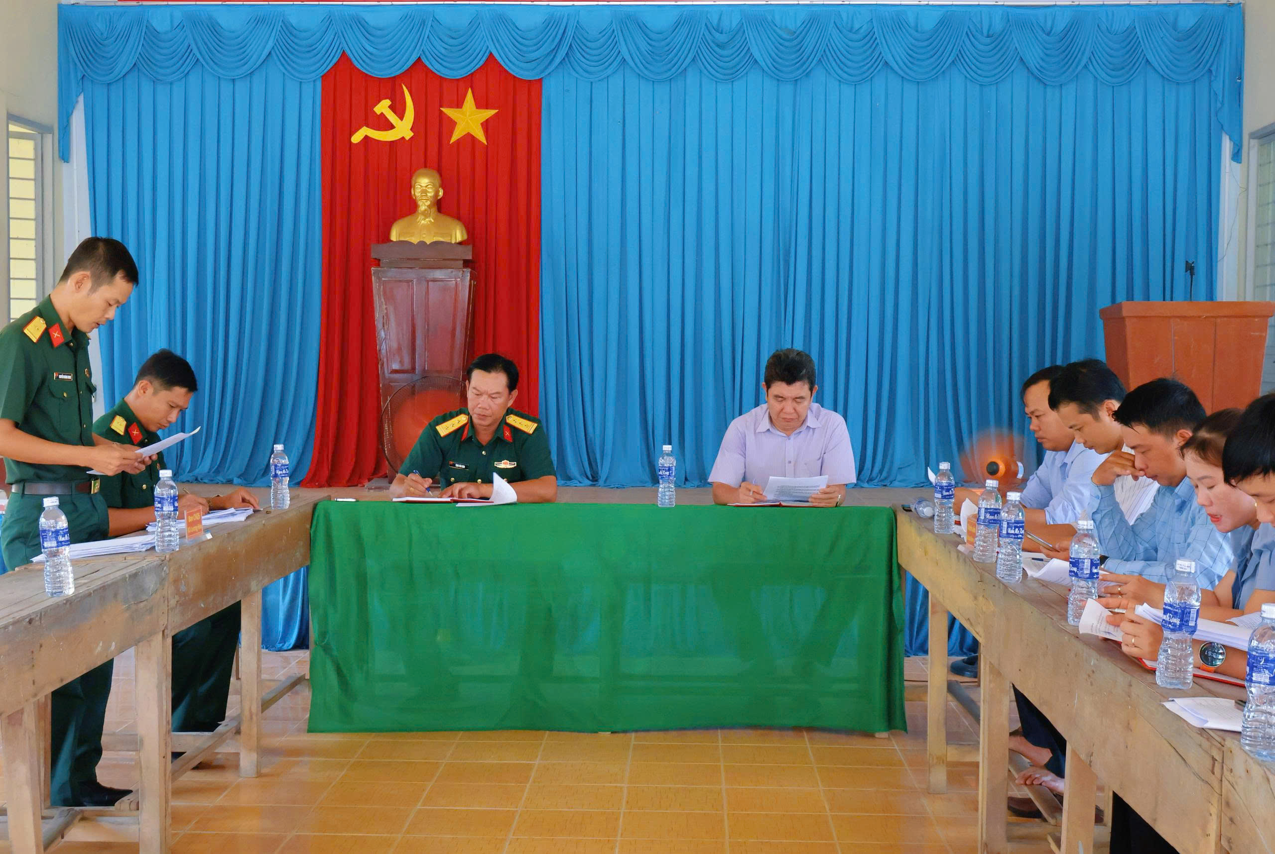 XÃ LƯƠNG HÒA: GIÁM SÁT KẾT QUẢ THỰC HIỆN NHIỆM VỤ QUÂN SỰ, QUỐC PHÒNG ĐỊA PHƯƠNG
