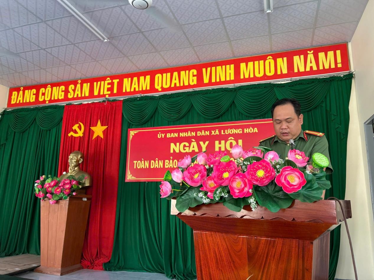 Xã Lương Hòa tổ chức Họp mặt kỷ niệm 21 năm “Ngày hội toàn dân bảo vệ an ninh Tổ quốc” năm 2026
