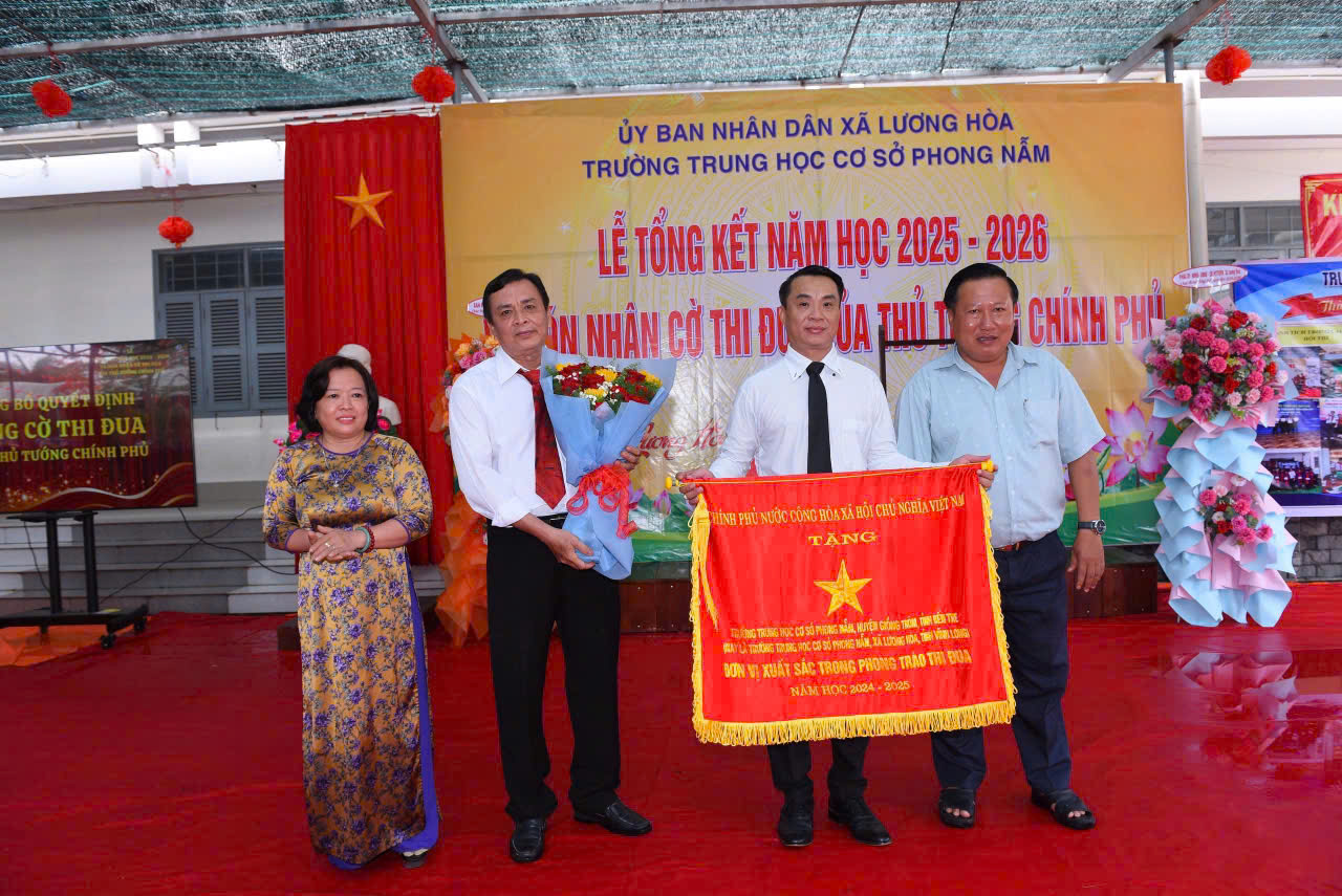 Xã Lương Hòa tổ chức Lễ tổng kết năm học 2025 - 2026 và phát động tháng hành động vì trẻ em năm 2026