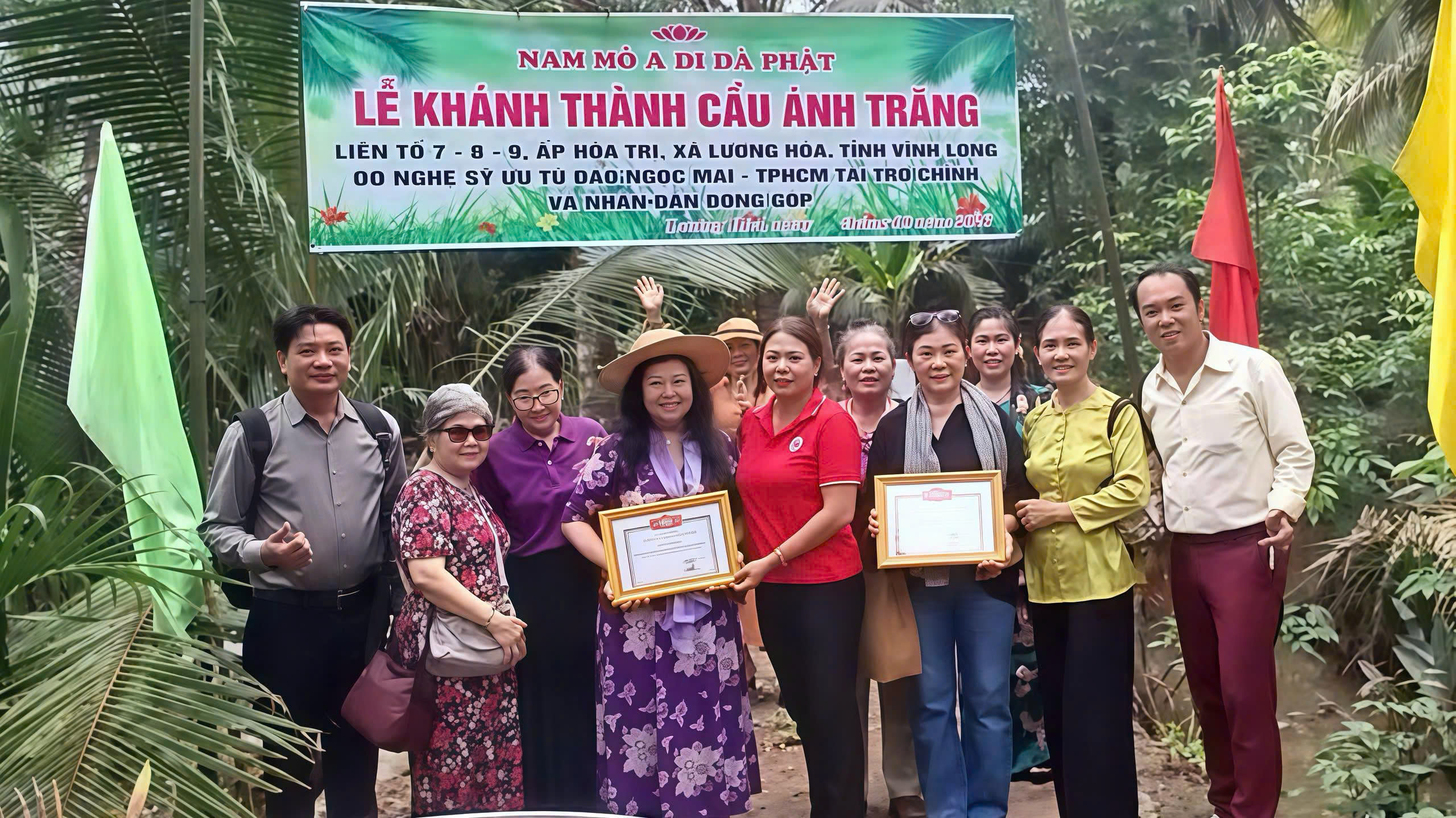 KHÁNH THÀNH CẦU ÁNH TRĂNG TẠI LIÊN TỔ 7 - 8 - 9 ẤP HÒA TRỊ, XÃ LƯƠNG HÒA