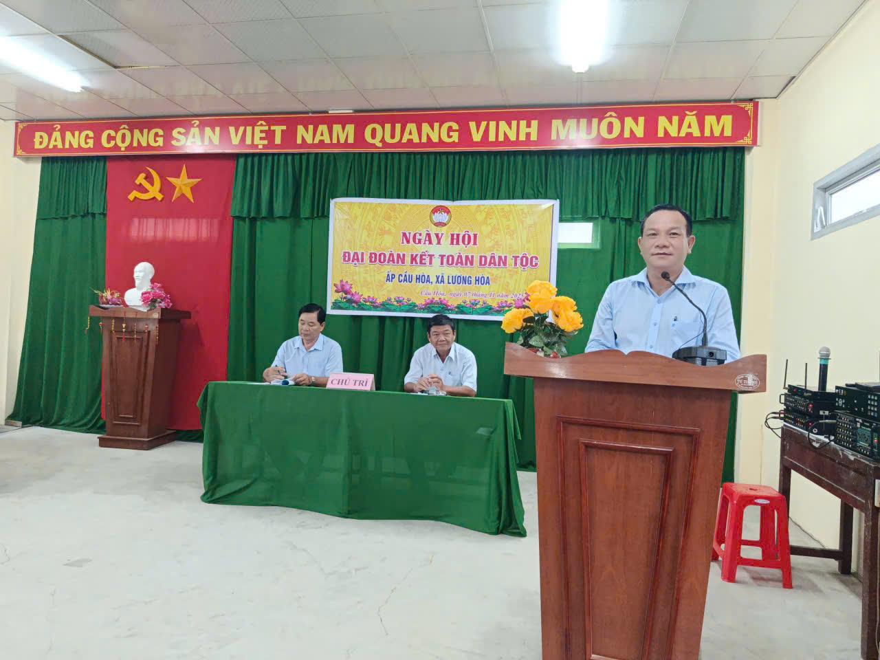 Ngày hội Đại đoàn kết toàn dân tộc năm 2025 ấp Cầu Hòa – xã Lương Hòa